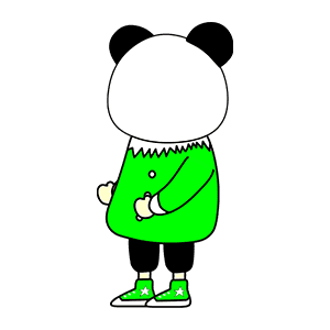 熊猫人 绿色