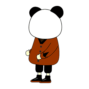 熊猫人 棕色