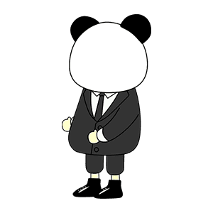 熊猫人 西服领带