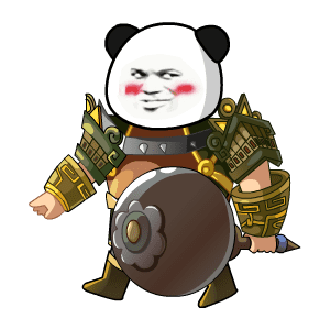 古代人物 手拿大铁锤