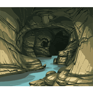 河道 洞窟