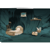 山洞里的卧室