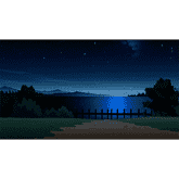 夜晚湖边 2