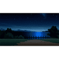 夜晚湖边 2