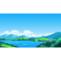 森林里的湖 3