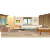 木屋卧室 2