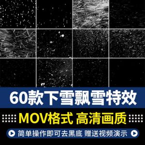 42款下雨下雪特效