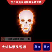 火焰骷髅头说话