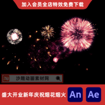 盛大开业新年庆祝烟花烟火